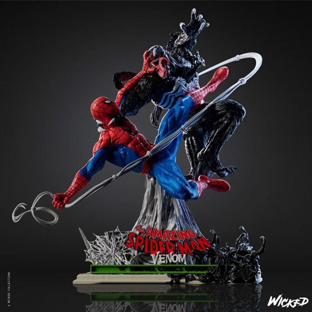 Spiderman VS. Venom statu figure 25cm tall